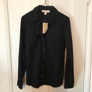 Button front blouse